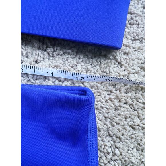 Fabletics Athletic SET Graphic Trinity Sports Bra & Biker Shorts Purple Indigo S - Picture 13 of 14